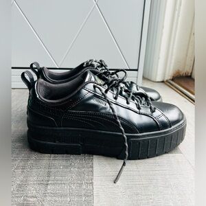 PUMA X DUA LIPA WOMENS MAYZE FLUTUR - BLACK